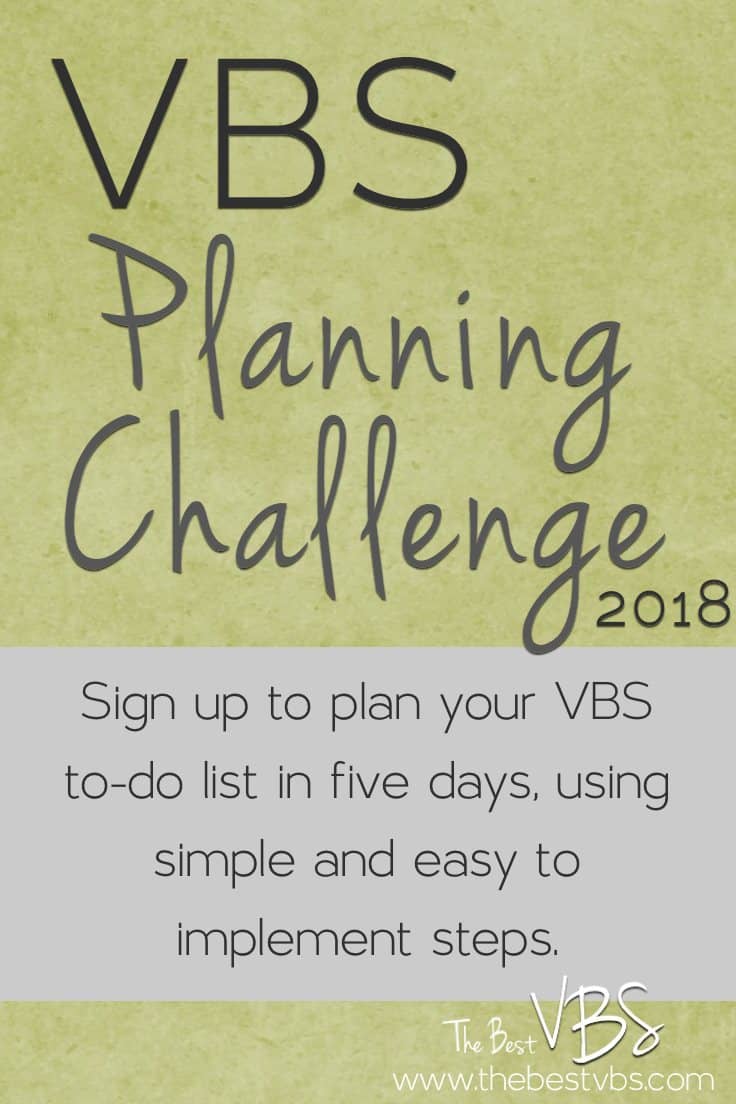 VBS Planning, Vacation Bible School