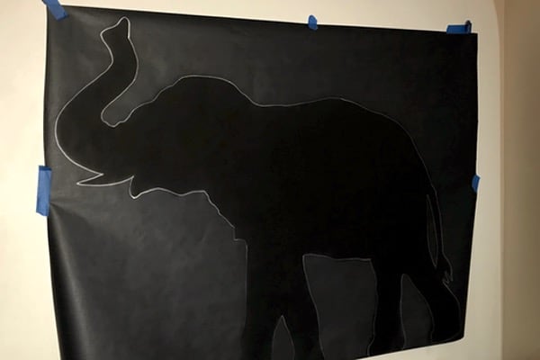 silhouette for large VBS decorations 