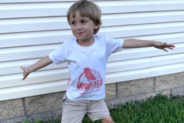 VBS T-Shirt modeled by preschooler